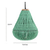 Palani Green Wooden Bead Chandelier Model: TOV-G18451