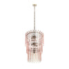 Hampshire Pink Acrylic 3-Tier Chandelier Model: TOV-G18453
