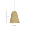 Aylin Natural Grass Pendant Lamp Model: TOV-G18484