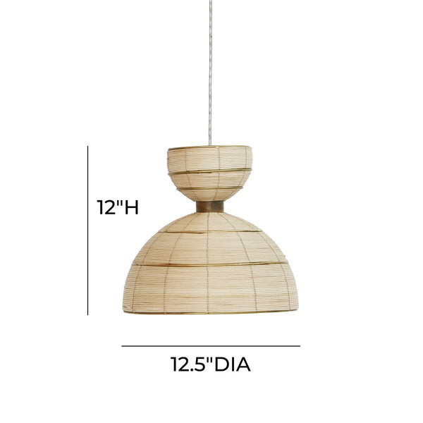 Lydia Rattan Pendant Lamp Model: TOV-G18485