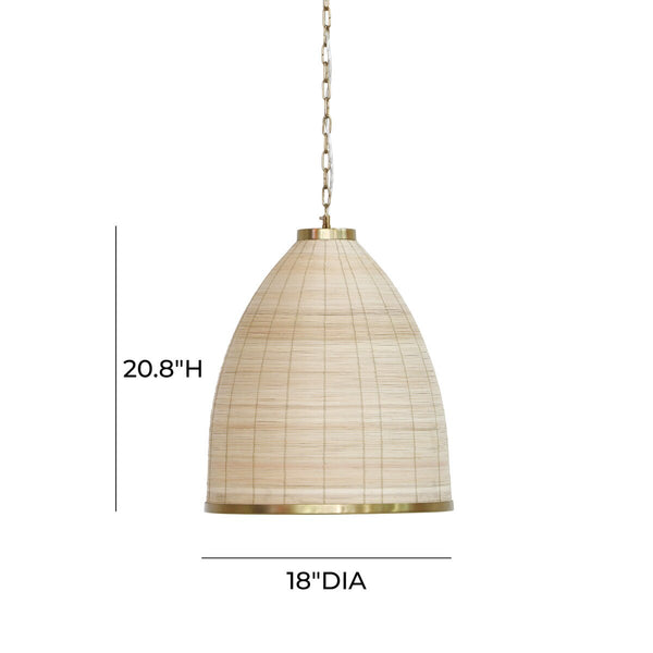 Kelsey Rattan Pendant Lamp Model: TOV-G18487