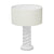 Rapunzel White and Cream Table Lamp Model: TOV-G18556