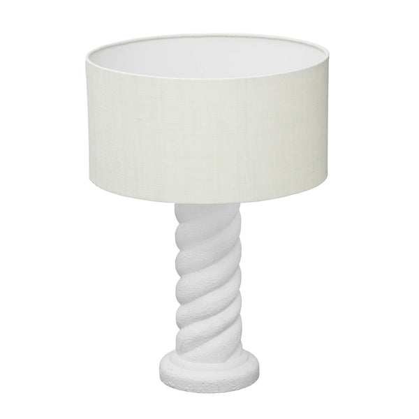 Rapunzel White and Cream Table Lamp Model: TOV-G18556