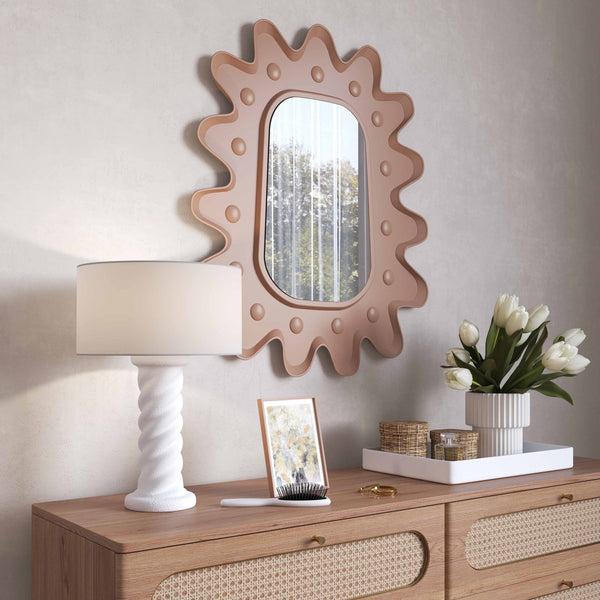 Rapunzel White and Cream Table Lamp Model: TOV-G18556