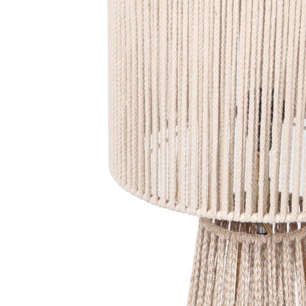 Beam Cream Natural Jute Floor Lamp Model: TOV-G18562