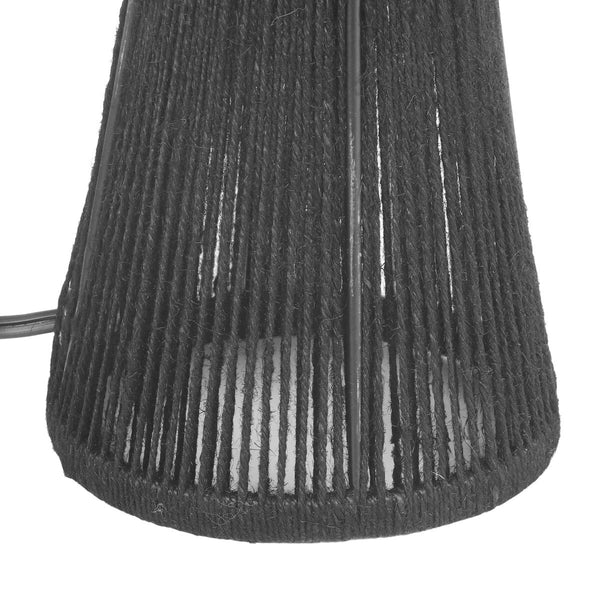 Oddy Black Jute Table Lamp Model: TOV-G18565