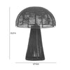 Oddy Black Jute Table Lamp Model: TOV-G18565