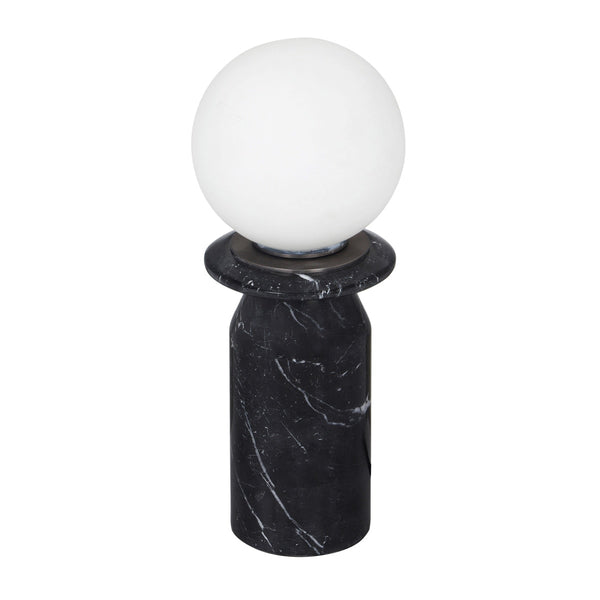 Globe Onyx Black Marble Lamp Model: TOV-G18583