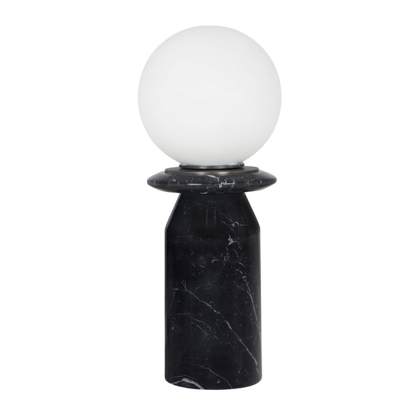 Globe Onyx Black Marble Lamp Model: TOV-G18583