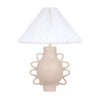 Hazza Cream Pleated Table Lamp Model: TOV-G18586