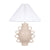 Hazza Cream Pleated Table Lamp Model: TOV-G18586
