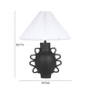 Hazza Black Pleated Table Lamp Model: TOV-G18587
