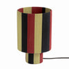 Guinevere Red and Yellow Striped Cotton Table Lamp Model: TOV-G18624