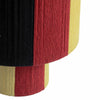 Guinevere Red and Yellow Striped Cotton Table Lamp Model: TOV-G18624