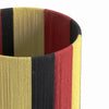 Guinevere Red and Yellow Striped Cotton Table Lamp Model: TOV-G18624