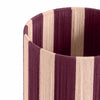 Guinevere Purple and Pink Striped Cotton Table Lamp Model: TOV-G18625