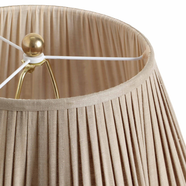 Corrine Beige Linen Table Lamp Model: TOV-G18627