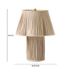 Corrine Beige Linen Table Lamp Model: TOV-G18627