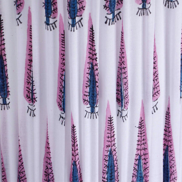 Corrine Purple and White Streaked Cotton Table Lamp Model: TOV-G18628