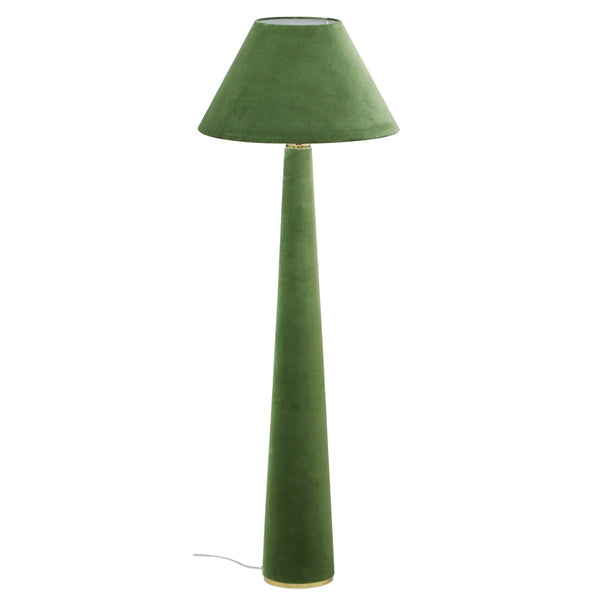 Graham Moss Green Velvet Floor Lamp Model: TOV-G18631