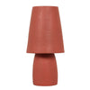 Porcini Red Terracotta Table Lamp Model: TOV-G18636