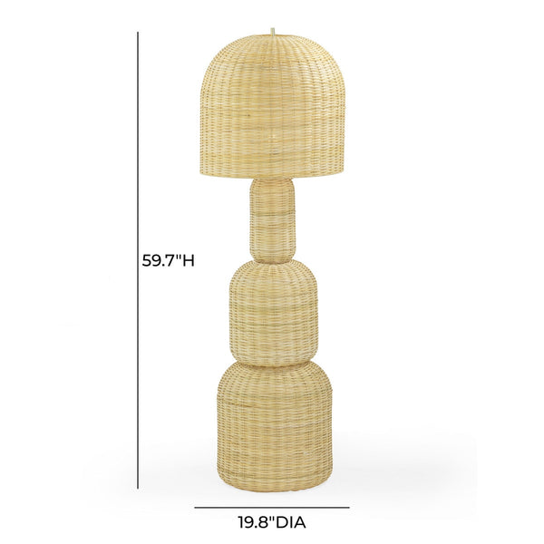 Kootu Natural Rattan Floor Lamp Model: TOV-G18639