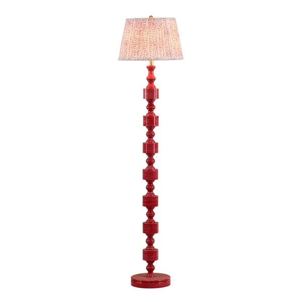 Peggy Pink Spotted Floor Lamp Model: TOV-G18676