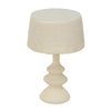 Cream Cotton Mache Table Lamp Model: TOV-G18756