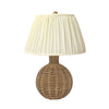 Pallora Cream & Natural Rattan Table Lamp Model: TOV-G54336