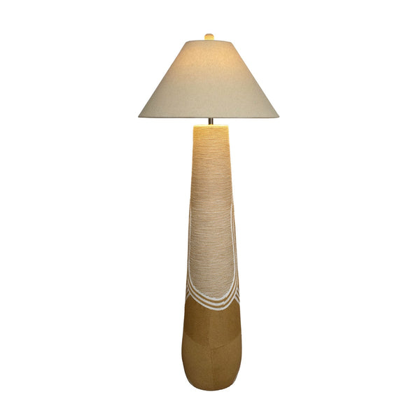 Harlee Natural Woven Floor Lamp Model: TOV-G54343