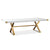 Adeline White Lacquer Dining Table Model: TOV-G5496