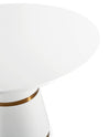 Rosa White Lacquer 47" Round Dining Table Model: TOV-GT5505