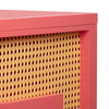 Suzie Coral Pink & Rattan Executive Desk Model: TOV-H44179