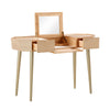 Sadie Natural Maple Vanity Desk Model: TOV-H54267