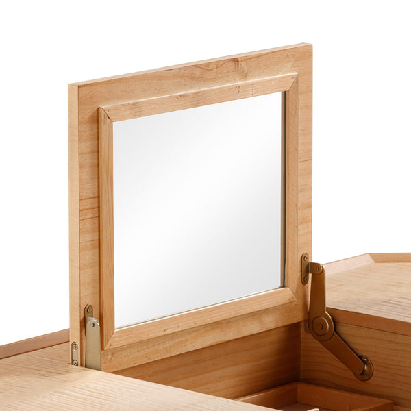 Sadie Natural Maple Vanity Desk Model: TOV-H54267