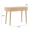 Sadie Natural Maple Vanity Desk Model: TOV-H54267