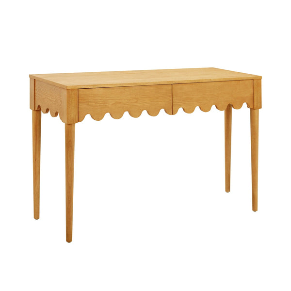 Oodle Natural Ash 2-Drawer Desk Model: TOV-H54324