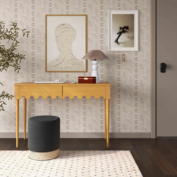 Oodle Natural Ash 2-Drawer Desk Model: TOV-H54324