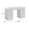 Hollywood White Vanity Desk Model: TOV-H54352-D