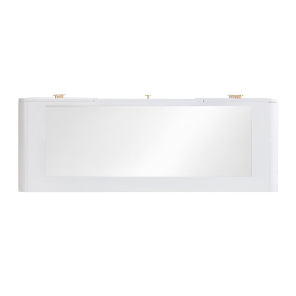 Hollywood White Desk with Vanity Mirror Model: TOV-H54352
