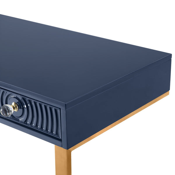 Janie Blue Lacquer Desk Model: TOV-H5520