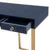 Janie Blue Lacquer Desk Model: TOV-H5520