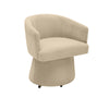 Kristen Taupe Upcycled Chenille Rolling Desk Chair Model: TOV-H68926