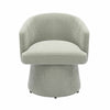 Kristen Light Green Upcycled Chenille Rolling Desk Chair Model: TOV-H68928