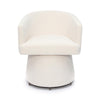Kristen Cream Upcycled Chenille Rolling Desk Chair Model: TOV-H69159