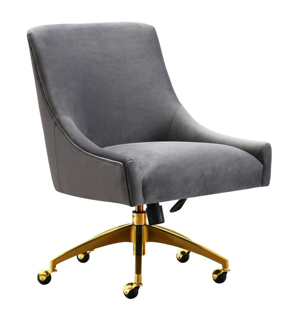 Beatrix Grey Office Swivel Chair Model: TOV-H7231