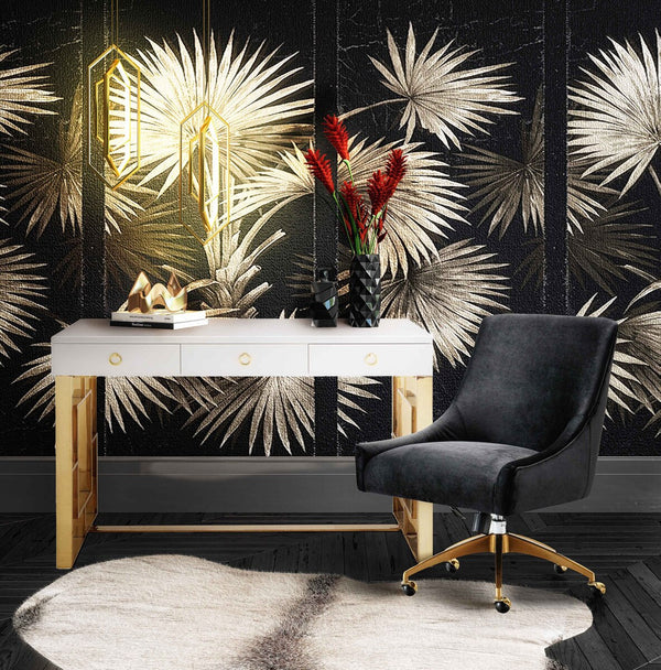 Beatrix Black Office Swivel Chair Model: TOV-H7234