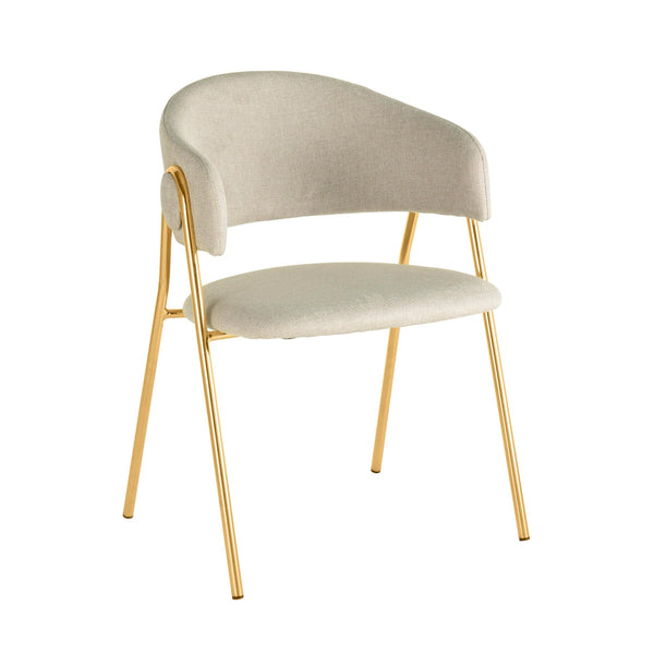 Lara Cream Dining Chair - Set of 2 Model: TOV-IHD68557