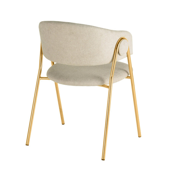 Lara Cream Dining Chair - Set of 2 Model: TOV-IHD68557