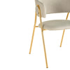 Lara Cream Dining Chair - Set of 2 Model: TOV-IHD68557